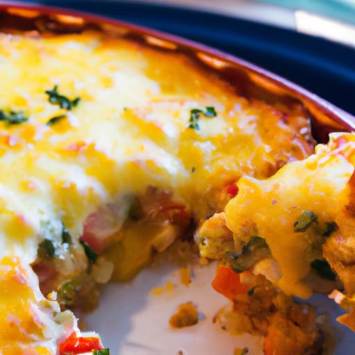 Spice Up Breakfast: Savory Buffalo Chicken ​Egg ⁣Casserole