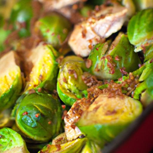 Sizzling Skillet Chicken & Brussels Sprout Salad delight