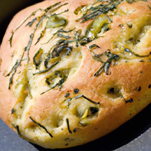 Aromatic Herb Focaccia Bread: Crafting Flavorful Loaves