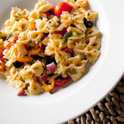 Tossed to Perfection: Pasta Salad with Italian Dressing Flair