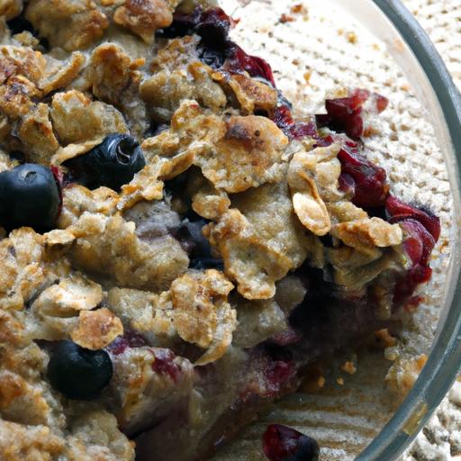 Hearty Blueberry Oatmeal Bake: A ‌Cozy Breakfast treat