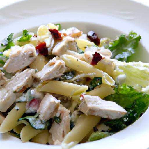 Fresh and Flavorful: The Ultimate Chicken Caesar Pasta Salad
