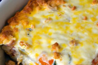 Spice Up Breakfast: Savory Buffalo Chicken Egg Casserole