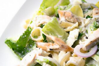 Twist on Tradition: Flavorful Chicken Caesar Pasta Salad Recipe