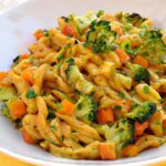 Wholesome Sweet Potato Pasta Salad with Zesty Maple Dressing