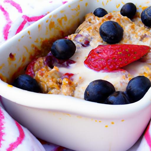 Berry Oatmeal Bake: A Wholesome Twist on Breakfast Classics