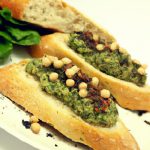 Crunchy Baguette Meets Zesty Olive Tapenade Delight