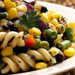 Zesty Black Bean Pasta Salad with Corn & Fresh Cilantro