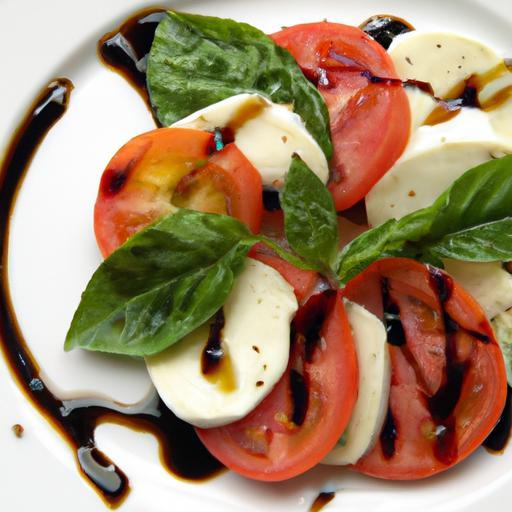 Fresh Caprese Salad Perfected with Sweet Balsamic Drizzle