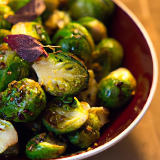 Savory Roasted Brussels Sprouts Drizzled with Balsamic Glaze