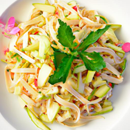Crunchy Apple ​Mayo Noodle Salad: ​A Fresh Flavor Twist