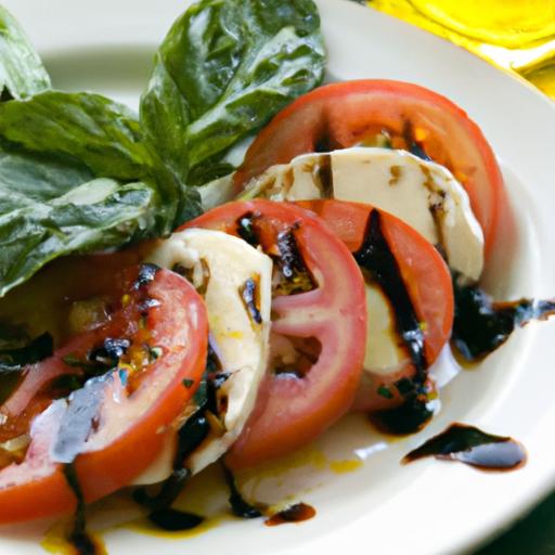 Fresh Caprese salad Perfected with Sweet‌ Balsamic Drizzle