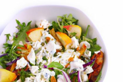 Spice Up Lunch with Warm Buffalo Chicken & Blue Cheese Salad